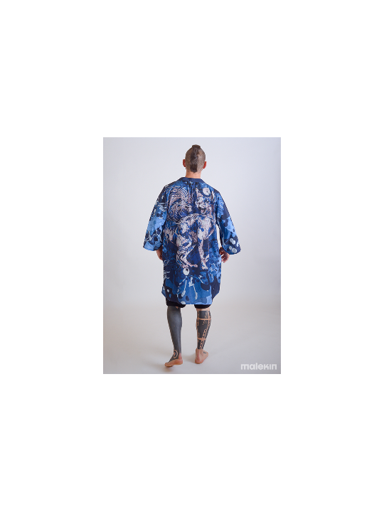 NEKO BLUE LONG KIMONO