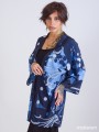 NEKO BLUE SHORT KIMONO
