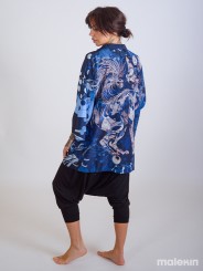 NEKO BLUE SHORT KIMONO