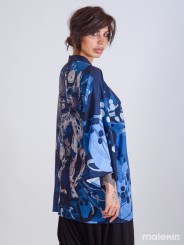 NEKO BLUE SHORT KIMONO