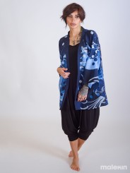 NEKO BLUE SHORT KIMONO