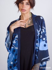 NEKO BLUE SHORT KIMONO