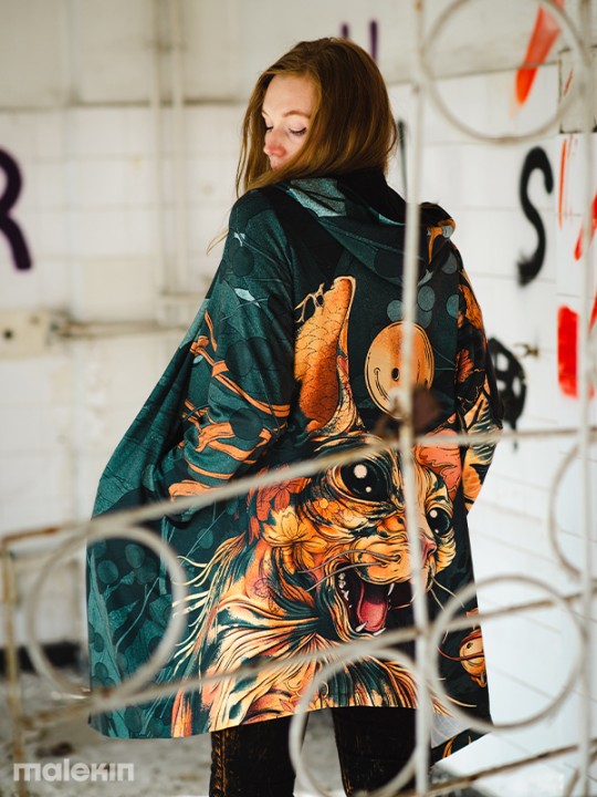 NEKO GREEN ASSASSIN COAT