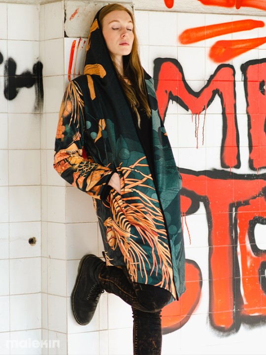 NEKO GREEN ASSASSIN COAT