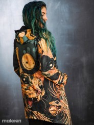 NEKO GREEN ASSASSIN COAT