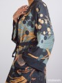 NEKO GREEN EXTRA LONG KIMONO
