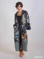 NEKO GREEN EXTRA LONG KIMONO