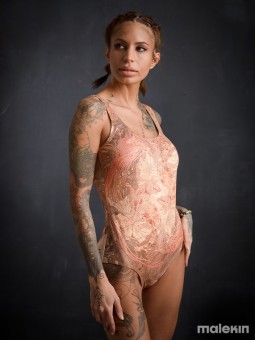 OKAMI LIGHT DEEP CUT SWIMSUIT