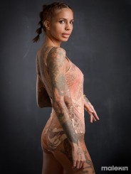 OKAMI LIGHT DEEP CUT SWIMSUIT