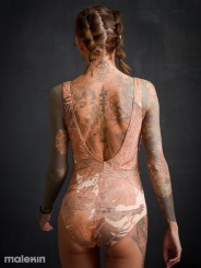 OKAMI LIGHT DEEP CUT SWIMSUIT