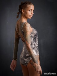 OKAMI MONO DEEP CUT SWIMSUIT