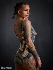 SHINOGA LIGHT DEEP CUT SWIMSUIT