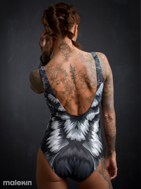 SHINOGA MONO DEEP CUT SWIMSUIT