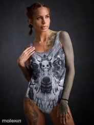 SHINOGA MONO DEEP CUT SWIMSUIT