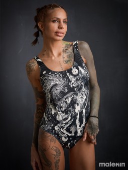 NEKO MONO DEEP CUT SWIMSUIT