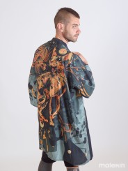 NEKO GREEN LONG KIMONO