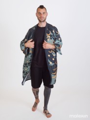 NEKO GREEN LONG KIMONO