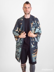 NEKO GREEN LONG KIMONO