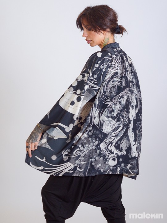 NEKO MONO SHORT KIMONO