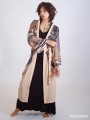 OKAMI DARK EXTRA LONG KIMONO