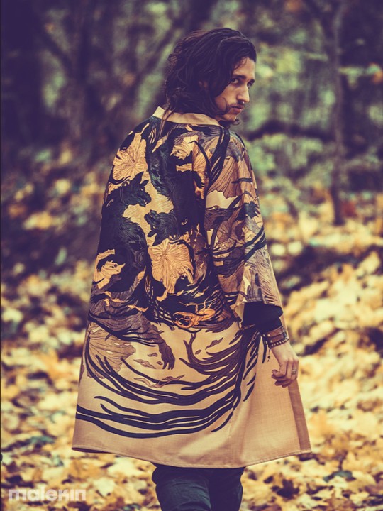 OKAMI DARK LONG KIMONO