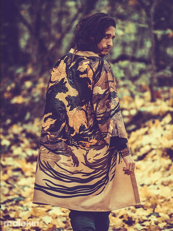 OKAMI DARK LONG KIMONO