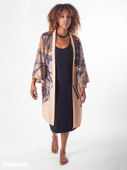 OKAMI DARK LONG KIMONO