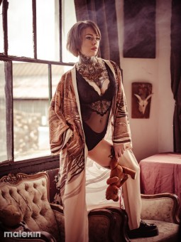 OKAMI LIGHT EXTRA LONG KIMONO