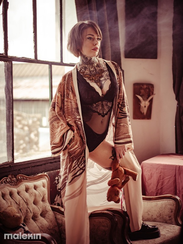 OKAMI LIGHT EXTRA LONG KIMONO