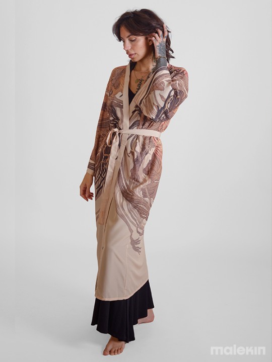 OKAMI LIGHT EXTRA LONG KIMONO