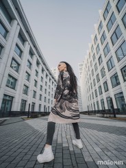 OKAMI MONO LONG KIMONO