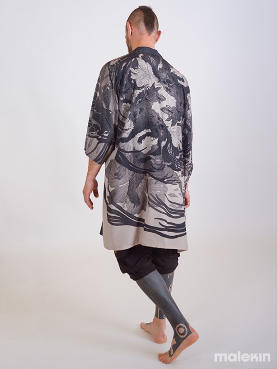 OKAMI MONO LONG KIMONO