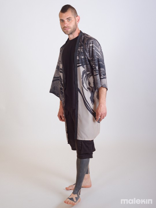 OKAMI MONO LONG KIMONO
