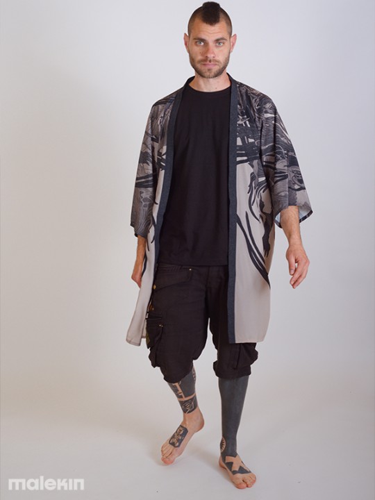 OKAMI MONO LONG KIMONO