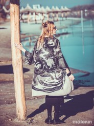 OKAMI MONO LONG KIMONO