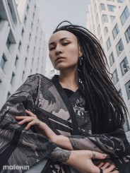 OKAMI MONO LONG KIMONO