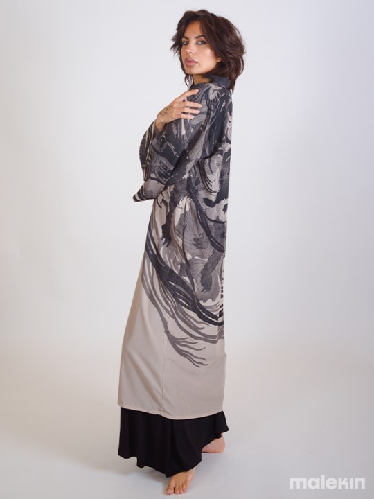 OKAMI MONO EXTRA LONG KIMONO