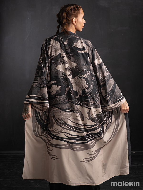 OKAMI MONO EXTRA LONG KIMONO