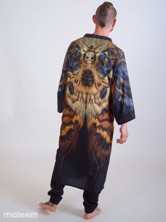 SHINOGA DARK EXTRA LONG KIMONO