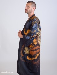 SHINOGA DARK EXTRA LONG KIMONO