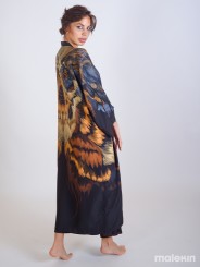 SHINOGA DARK EXTRA LONG KIMONO