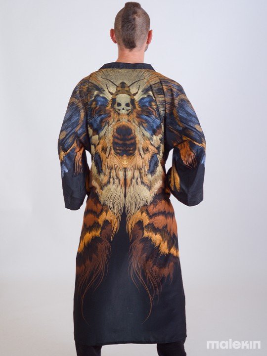 SHINOGA DARK EXTRA LONG KIMONO