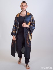 SHINOGA DARK EXTRA LONG KIMONO