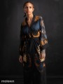 SHINOGA DARK EXTRA LONG KIMONO