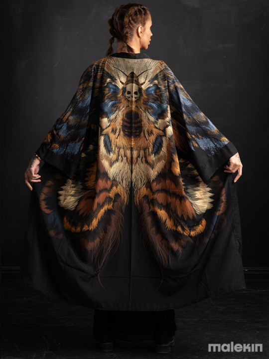 SHINOGA DARK EXTRA LONG KIMONO