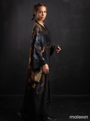 SHINOGA DARK EXTRA LONG KIMONO