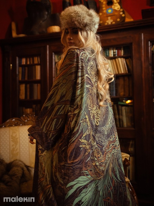 KUSEN LIGHT EXTRA LONG KIMONO