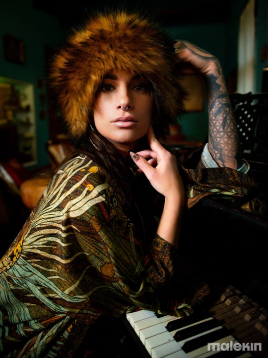 KUSEN DARK EXTRA LONG KIMONO