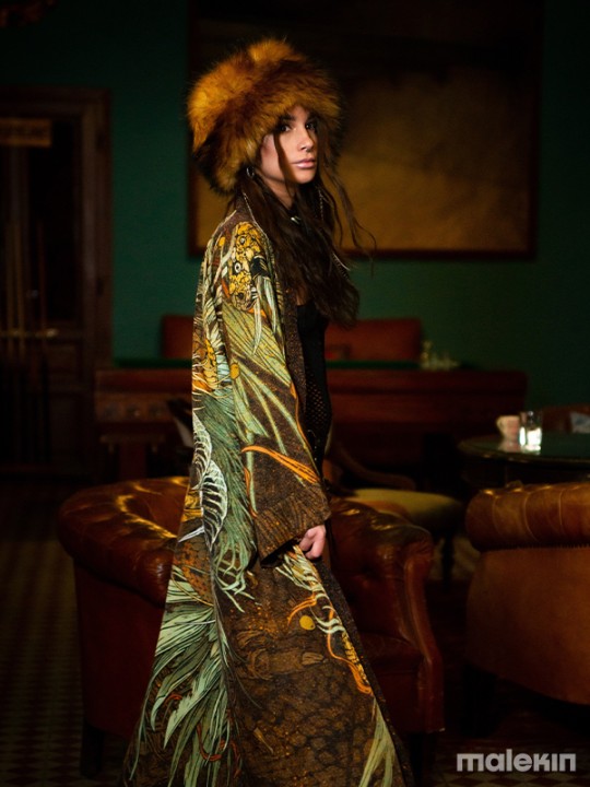 KUSEN DARK EXTRA LONG KIMONO