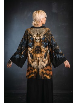 SHINOGA DARK SHORT KIMONO